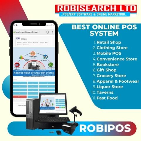 retail shop checkout with RobiPOS