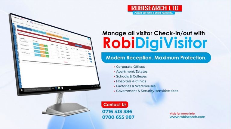 RobiDigiVisitor visitor management system and soja app, Visitor management system in South Africa