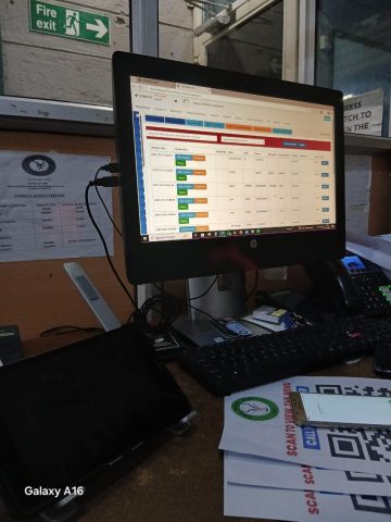 Retail sretail shop using RobiPOS for fast checkout in Kenya