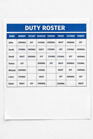duty roaster